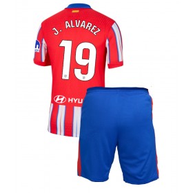 Dětské fotbalový komplet Atletico Madrid Julian Alvarez #19 Domácí košile 2024-25 Krátkým Rukávem